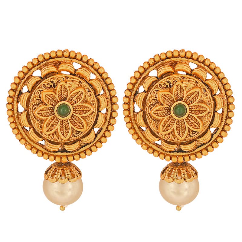 See full amazon price history chart for IIJ Pearl Beaded Green Crystal Traditional Gold Finish Set of Earings|Jhumka for Girls & Womens for Wedding,Engagment,Family Functions & Anniversary. IIJ Pearl Beaded Green Crystal Traditional Gold Finish Set of Earings|Jhumka for Girls & Womens for Wedding,Engagment,Family Functions & Anniversary. (B0BSL8QSCR) Amazon Price History, Amazon Price Tracker