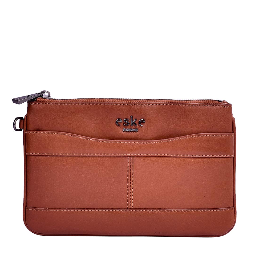 eskeParis Travel Makeup Organiser,Cosmetic Pouch,Grooming Kit Storage Pouch Unisex, Tan