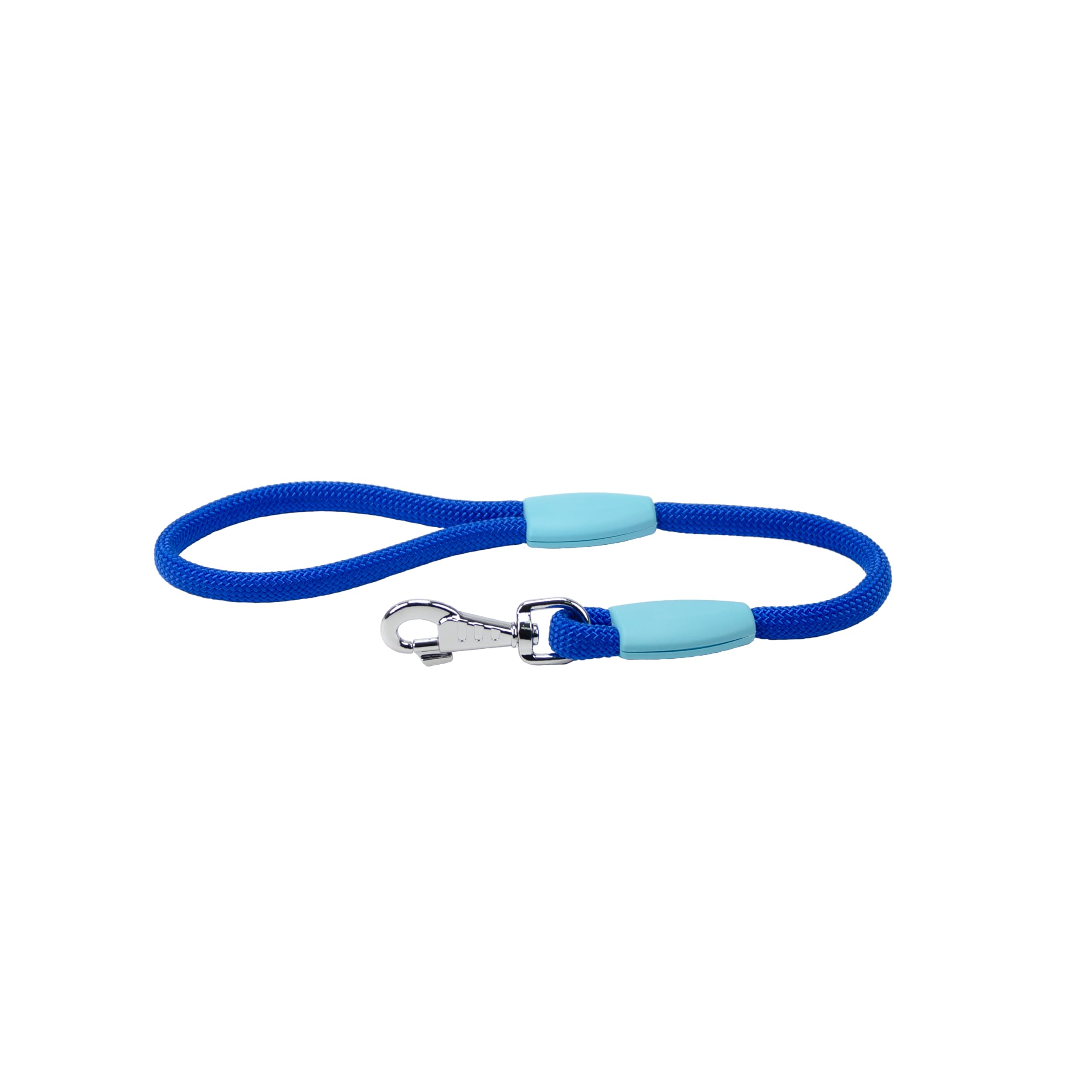 Ferplast SPORT Dog Lead, in Nylon Cord with Metal Snap Hook, Handle for Safe Control Length 60 cm, Thickness 13 mm, Grey
