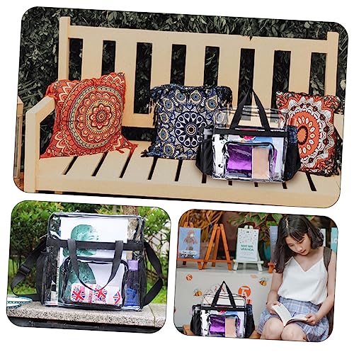 1pc Large Capacity Tote Bag Shoulder Strap Lightweight Seaside Handbag for Beach Travel and Everyday Use for Swim Accessories Towels and Toys3