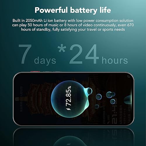 Miniatura 5 de Reproductor de MP3 con Bluetooth y reproductor MP3 MP4 completo de 4.0 pulgadas con altavoz, para reproductor de música de transmisión de Android,