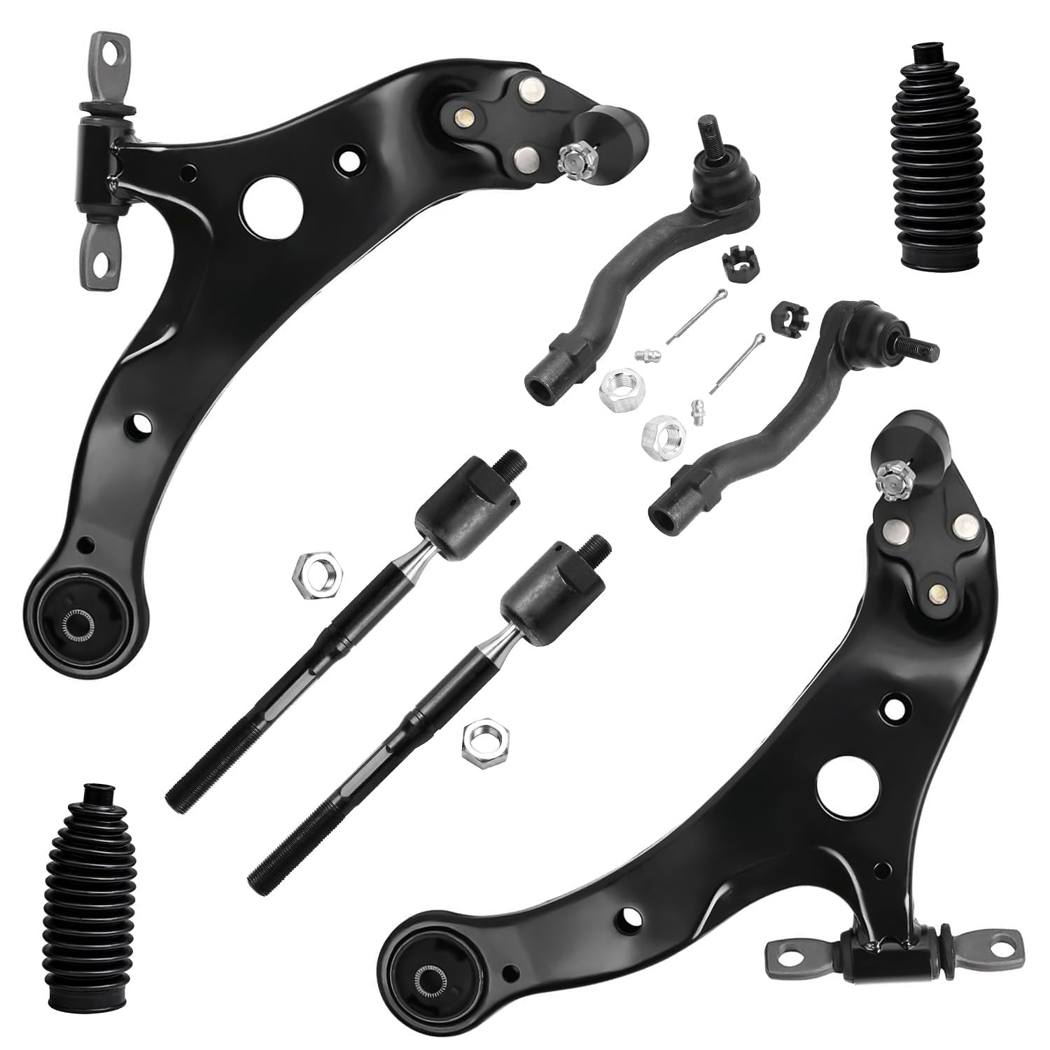 Detroit Axle - 8pc Front End Suspension Kit for Toyota 2002-2003 Camry