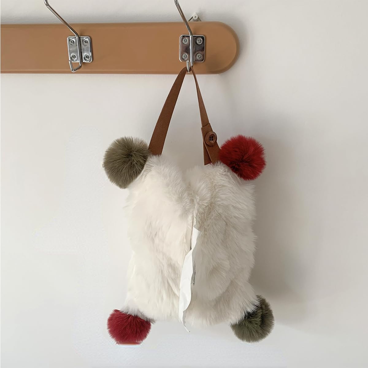 Amazon.com: Fluffy Tissue Box Soft Plush Tissue Box Fuzzy Paper 