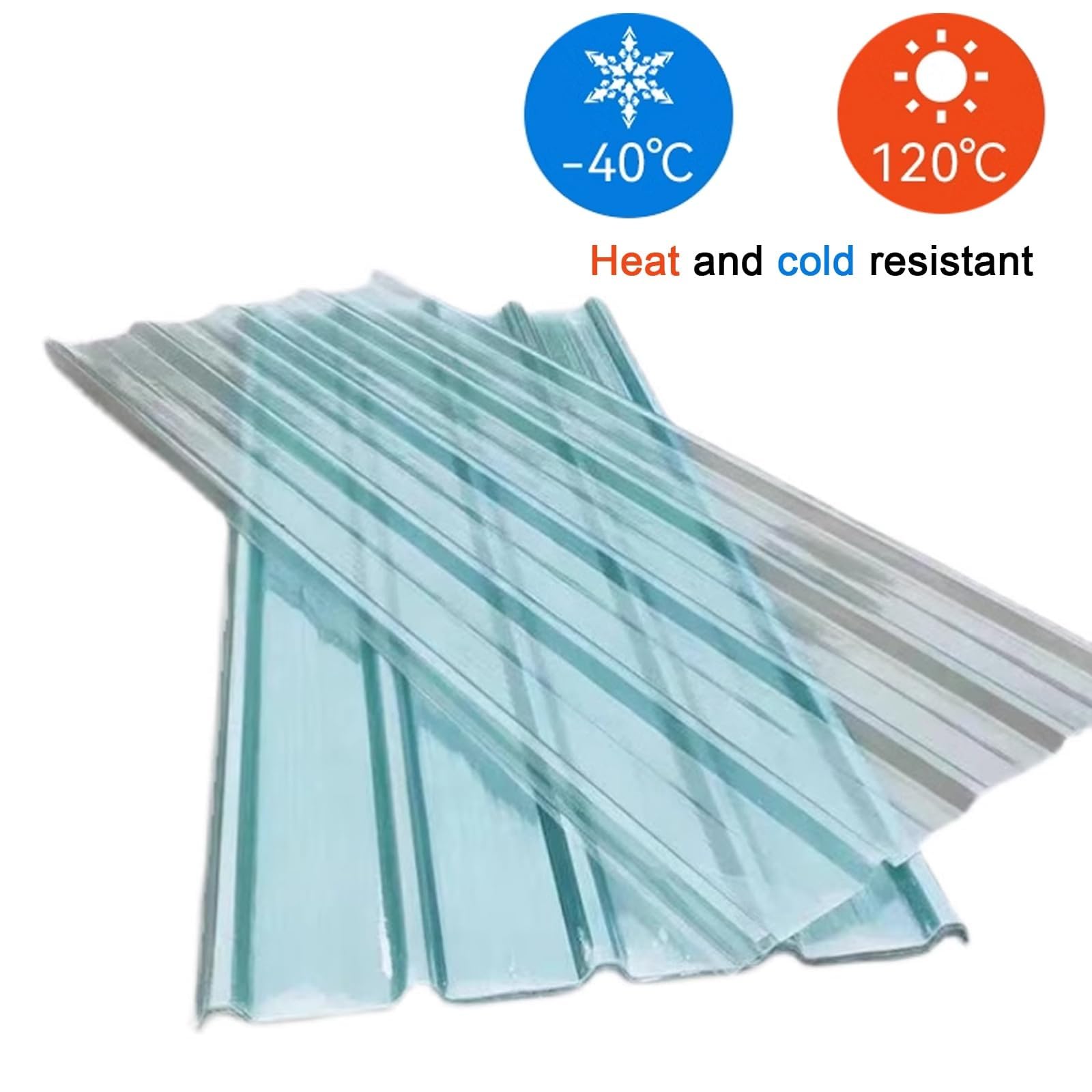 Paneles for Tejado de Alta Resistencia,Placa Ondulada Anti-UV,Chapas Perfiladas Techo Impermeable,Chapa Tejado o Pared FRP,Techo Cobertizo for Exteriores,1,2mm de grosor, 9/11/13/15 piezas(15 Pcs,0.9x