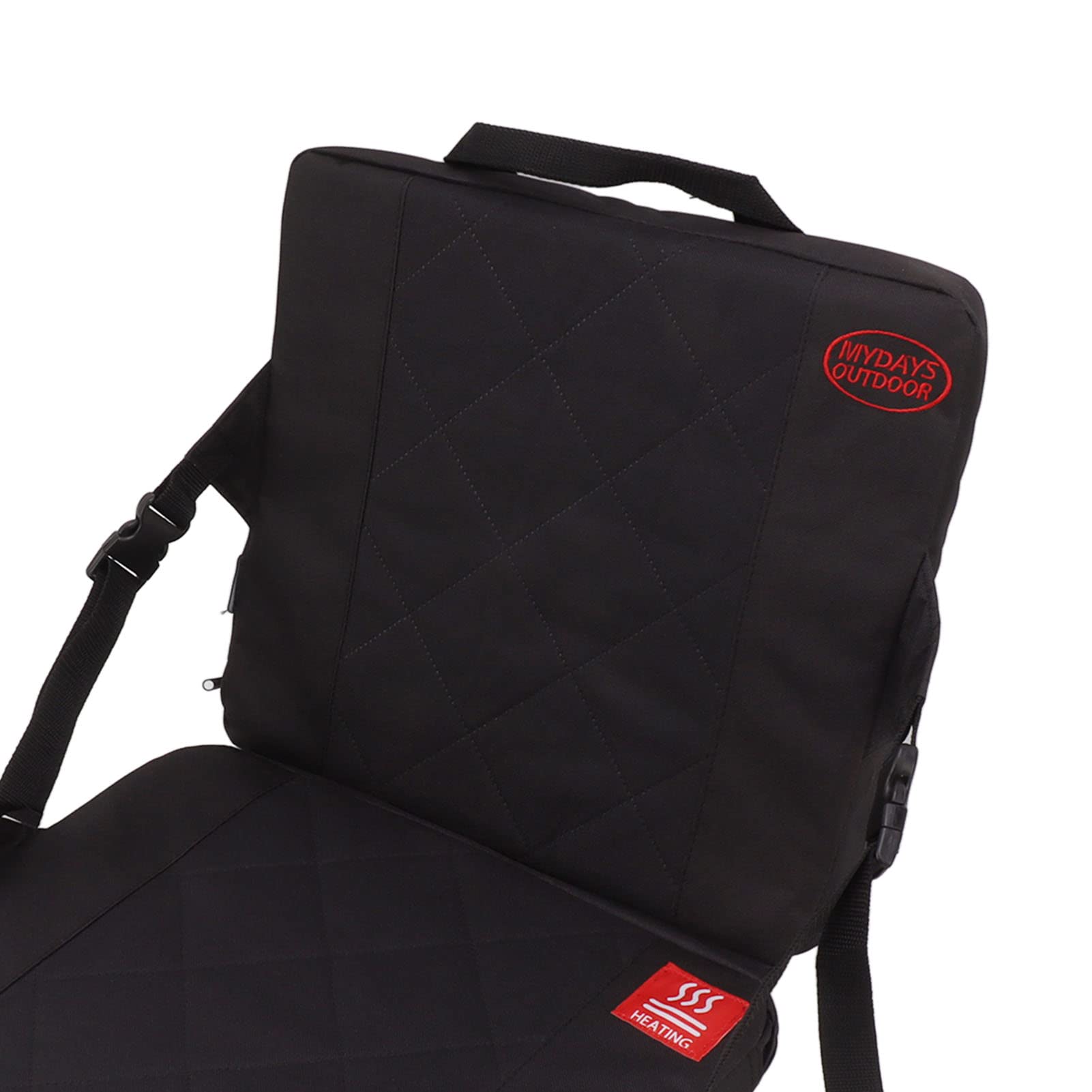Asientos de Estadio con Calefacción para Gradas, Silla de Camping con Calefacción de 15 Pulgadas Sillas Plegables con Calefacción Deportes Al Aire Libre Asientos Cómodos Sillas