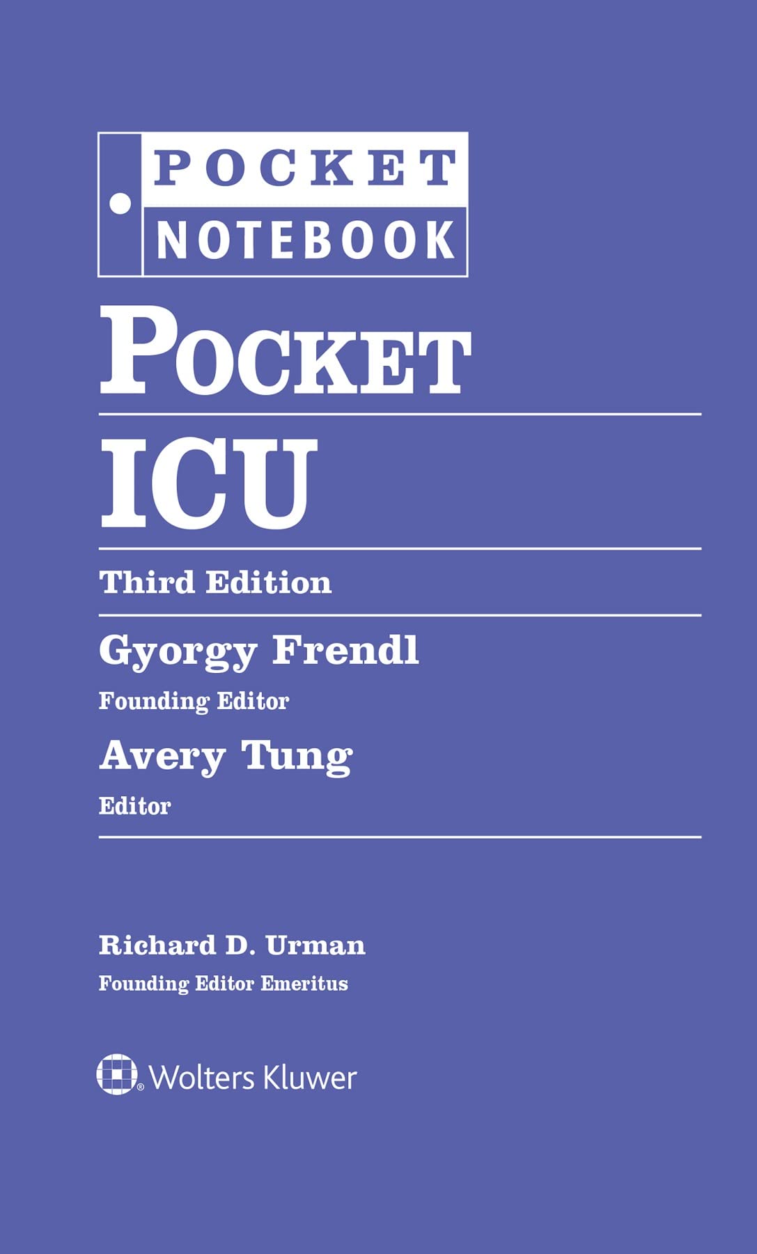 Pocket ICU English Edition manuel pour analyser les urgences vitales