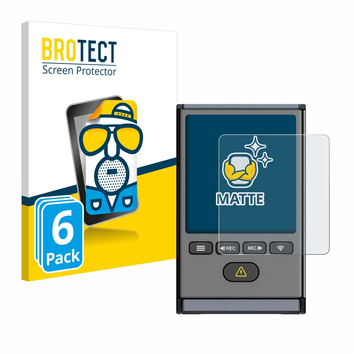 brotect Screen Protector Anti-Glare Compatible with VIOFO A119 Mini 2 (6 Pack) Screen Protector Matte, Anti-Fingerprint Protection Film