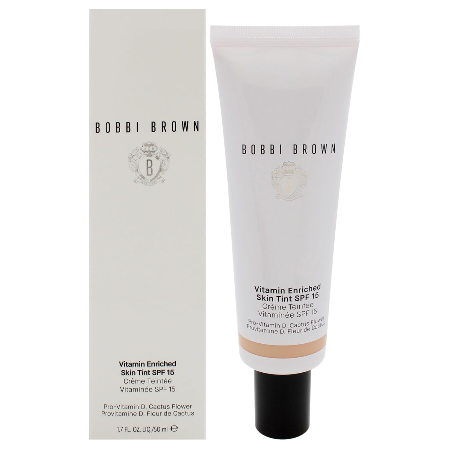 Bobbi Brown Vitamin Enriched Skin Tinted Moisturizer SPF 15 – Light Warm for Women – 1.7 oz Moisturizer
