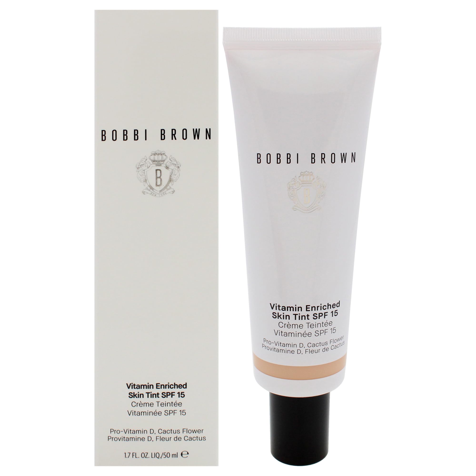 BOBBI BROWN Vitamin Enriched Skin Tint SPF 15 No.1 Light (50 ml), 50 ml (Pack of 1)