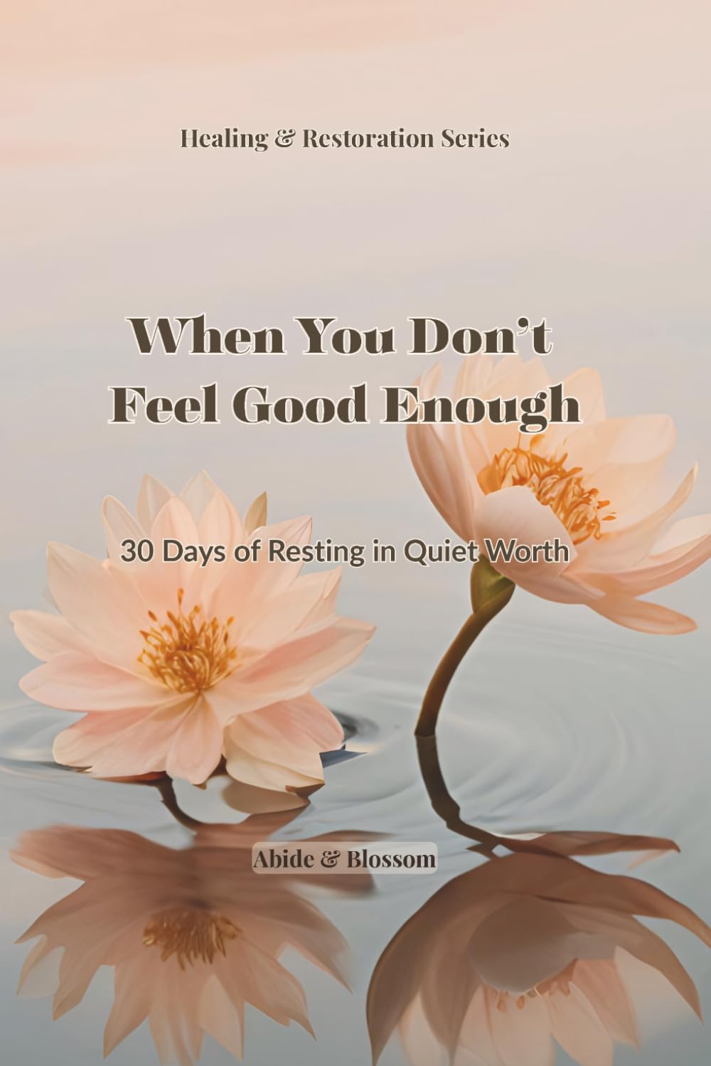 When You Don’t Feel Good Enough: 30 Days of Resting in Quiet Worth (Abide & Blossom: Healing & Restoration Series)