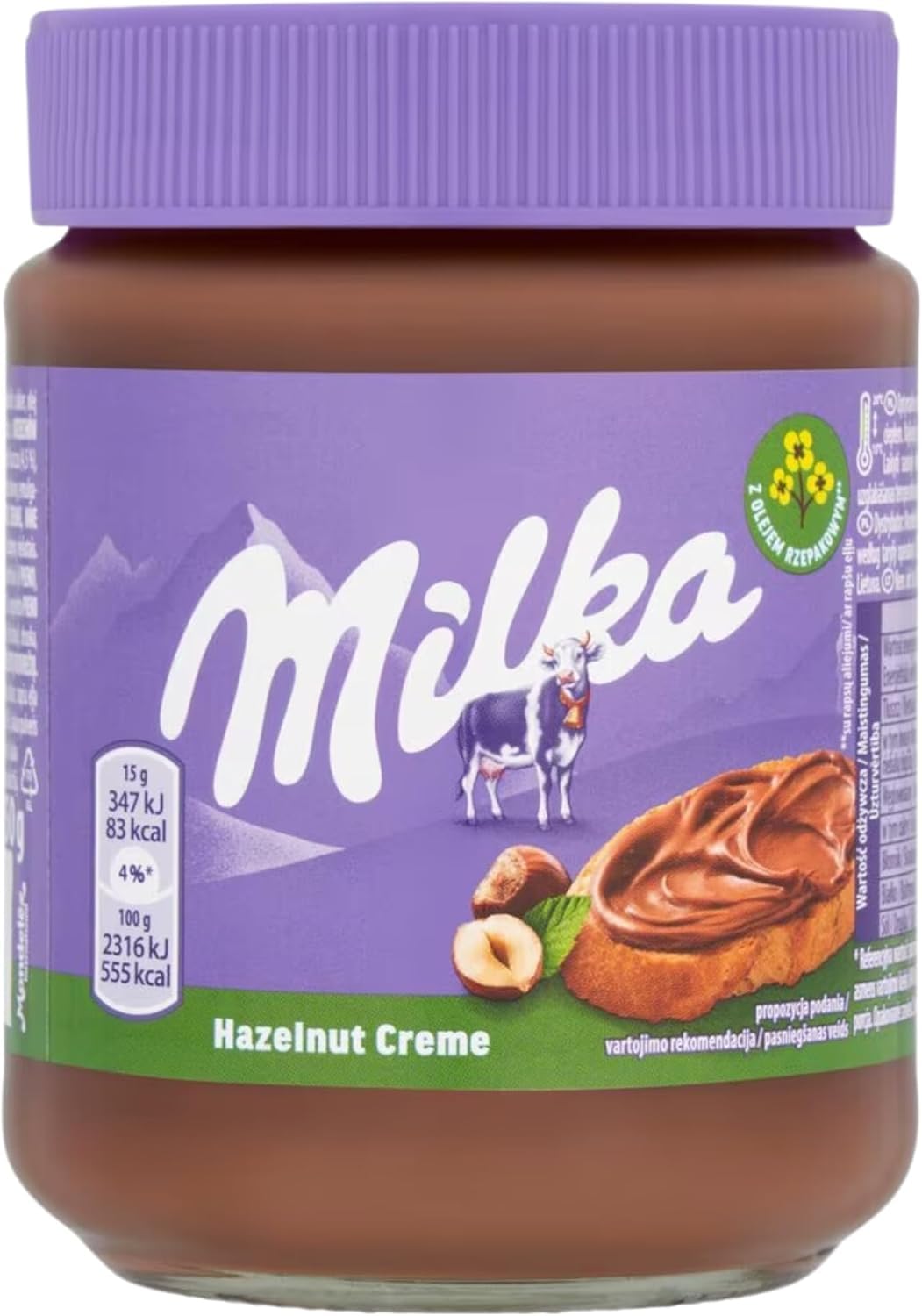 Chocolate Spread Bundle With Milka Hazelnut Creme Spread 350g