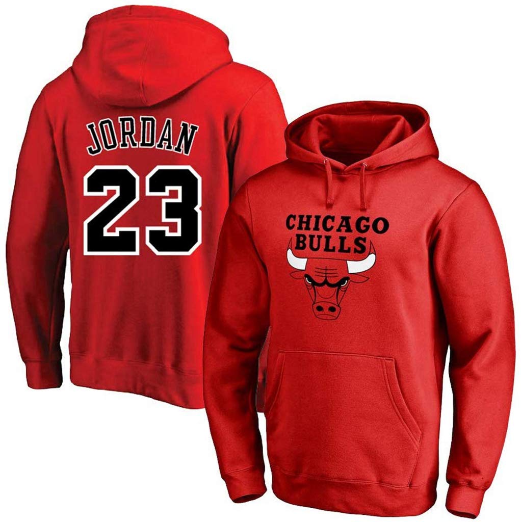 Mens Hoodie Sweatshirt Nba Chicago Bulls 23 Michael Jordan