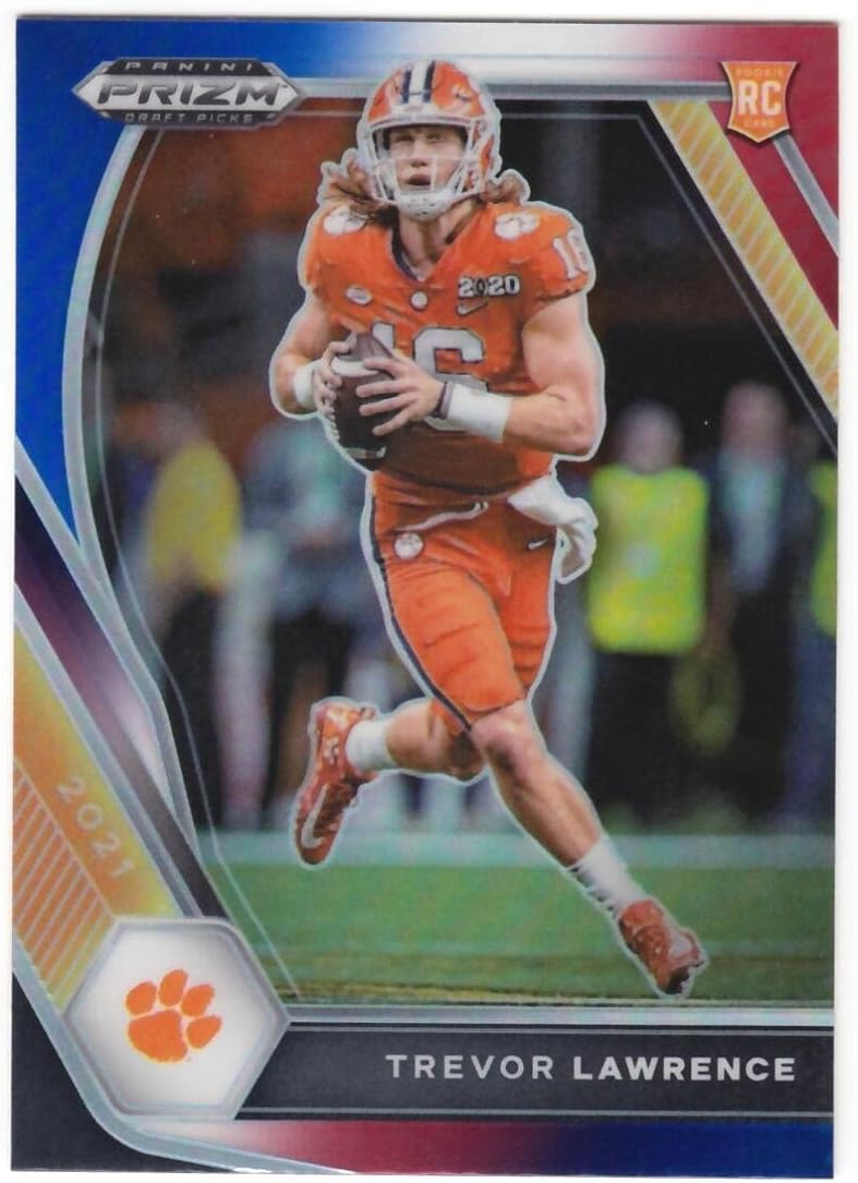 Trevor Lawrence 2021 Panini Prizm Draft Picks Prizms Red White and Blue #106 NM-MT Football NFL