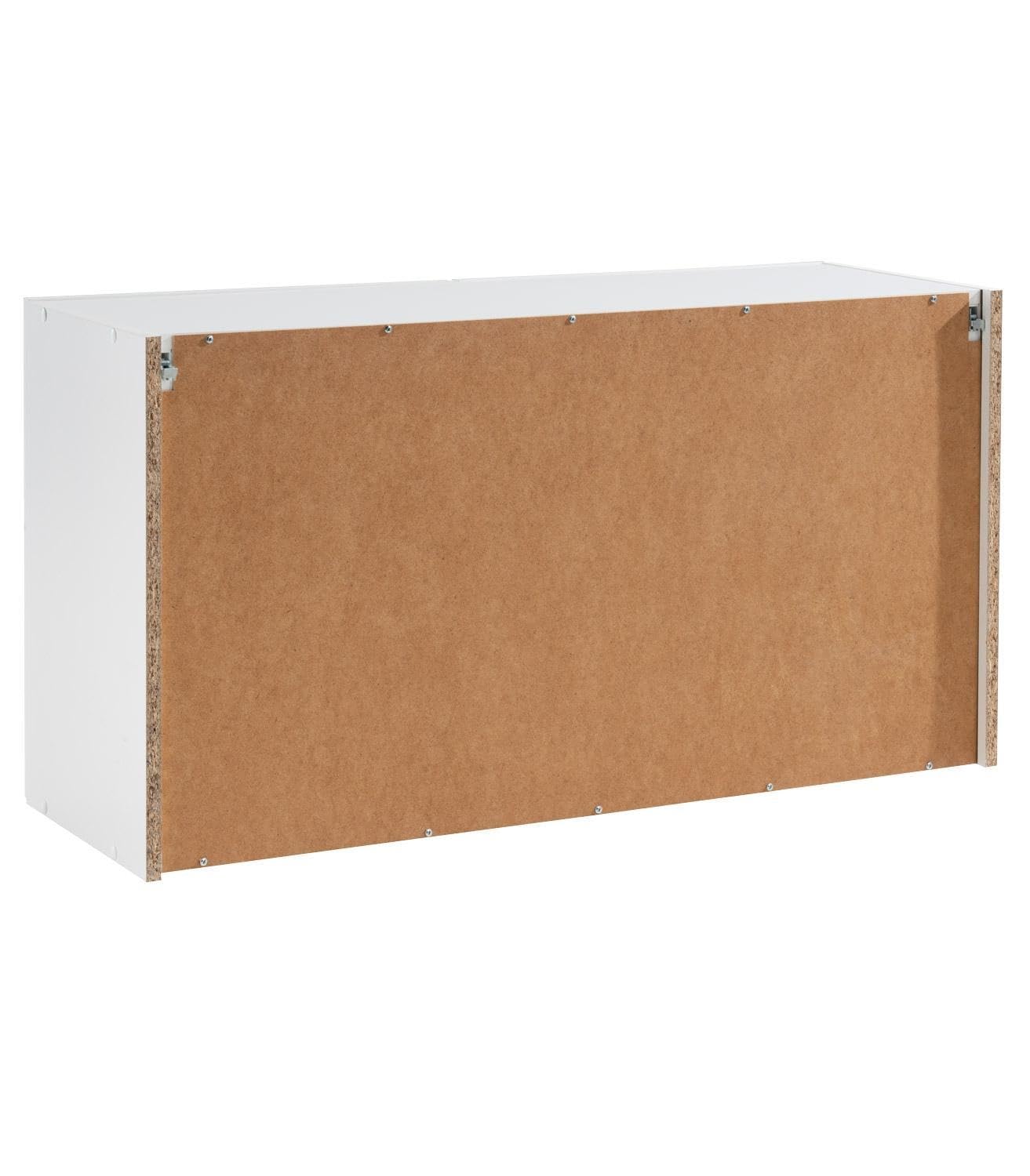 Nicht Zutreffend Hängeschrank Küche - 100 cm breit - Weiß - 2 Türen - Küchenschrank Oberschrank Einbauküchenschrank