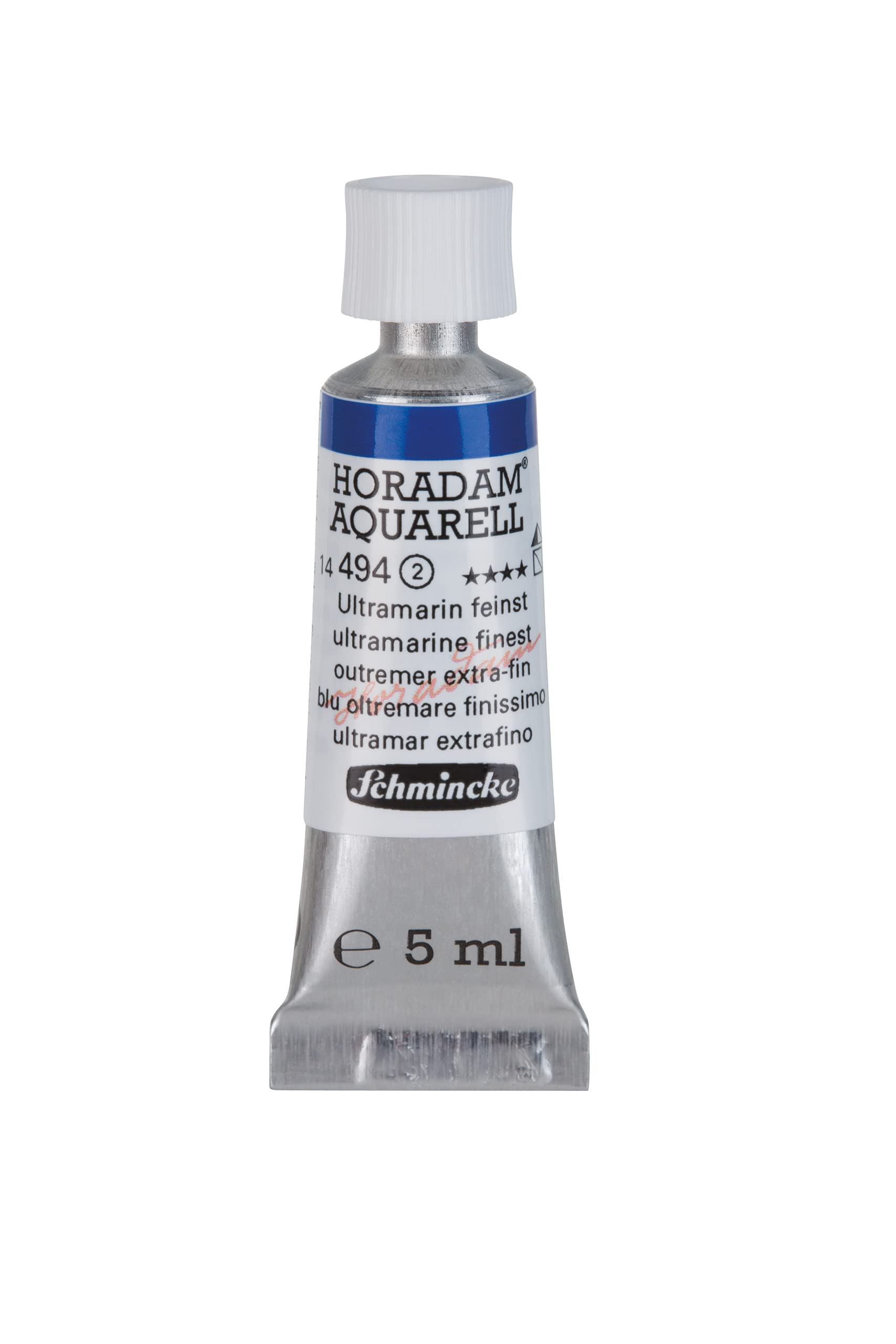 Schmincke - Colour for Watercolour Tube 5 ml 494 Ultramarine Very Thin