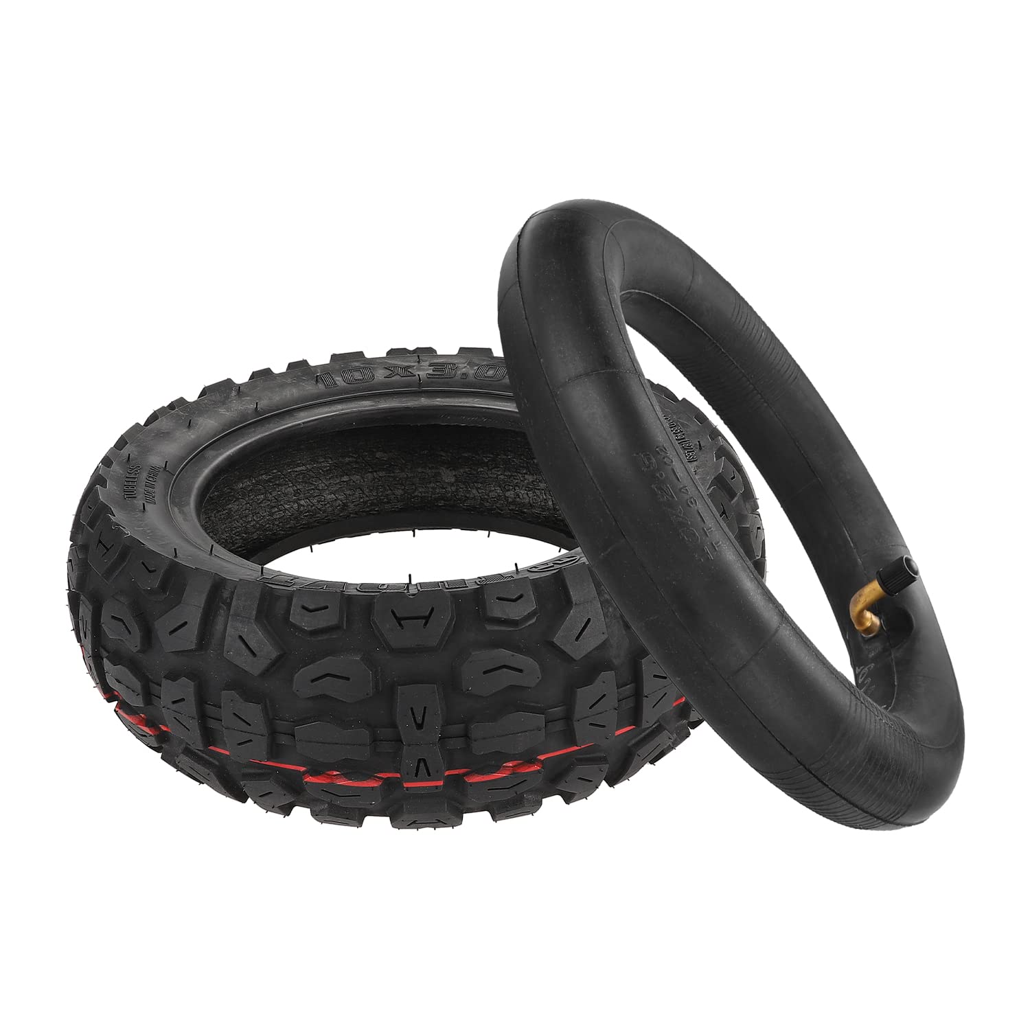 Fututech 10 X 3.0 Offroad-Reifen, 25,4 Cm Schlauch Für Kugoo M4 Pro Elektroroller Zubehor Ersatz