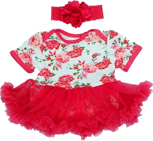 ZIYIUI Ropa de muñecas de bebé Reborn de 4 piezas, juego de tutú rojo, accesorios para muñecas recién nacidas de 20 a 23 pulgadas disponible en Yaxa Colombia