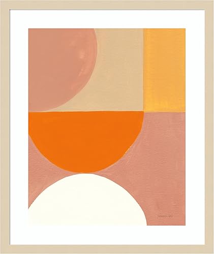 Miniatura 14 de Amanti Art Framed Wall Art Print 36x29 Retro Abstract V Bright by Danhui Nai, Abstract Wall Art, Modern Contemporary Decor, Large Poster Painting