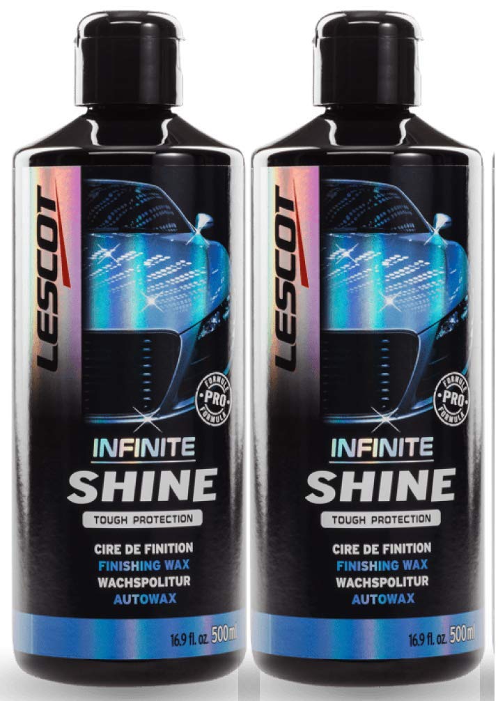 Lescot by Motul Infinite Shine - Cera líquida para acabado, 2 botellas de 500 ml