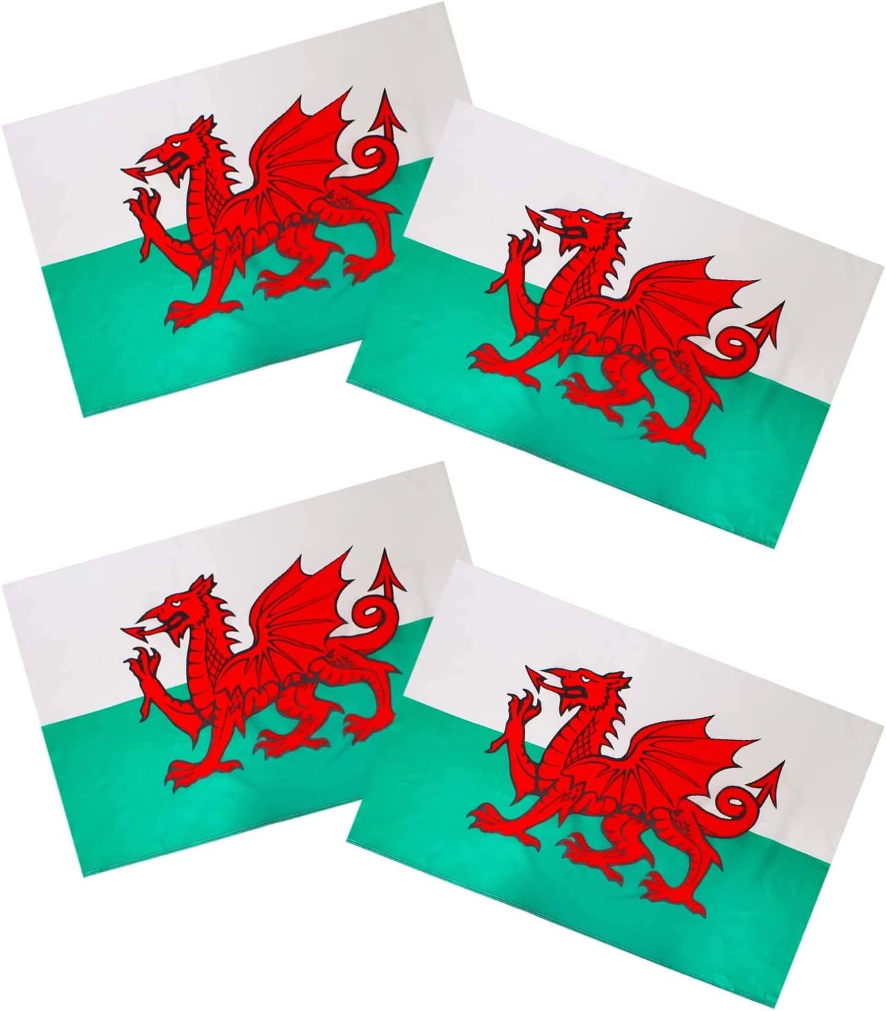 I LOVE FANCY DRESS Six Nations Tattoos - Pack of 4 - England Flag Temporary Tattoos - Waterproof English Rugby Sports Supporters Accessory