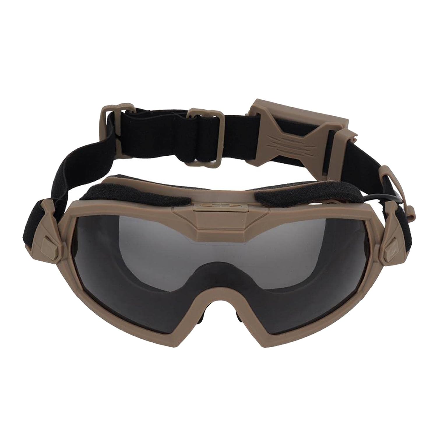 LOSA Piece Goggle Tactical Goggles Uv400 Women Men Hunting Goggle Game AntiFog Eyewear Brown