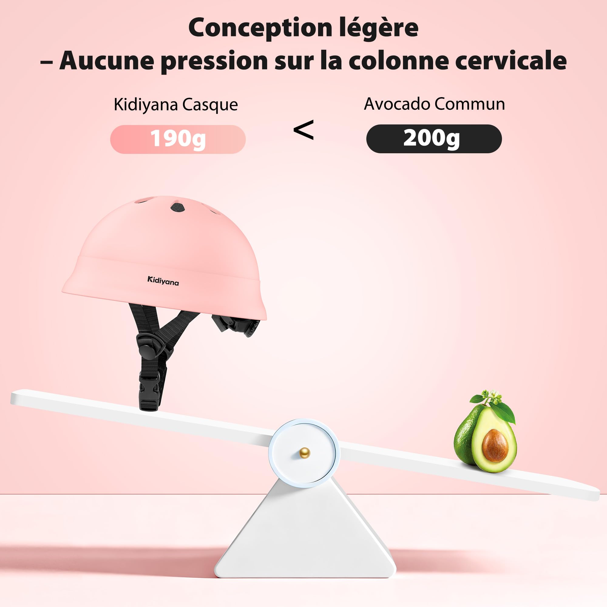 Casque Enfant XS 48–54 cm, Casque Vélo Et Skate Ultra-Léger, Aussi pour Trottinette Et Patins en Ligne, Coque PC Résistante Aux Chocs, Designs Enfants Dès 1 an