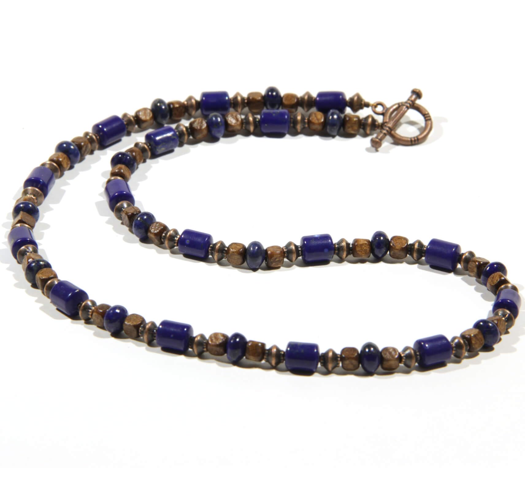Collier en lapis lazuli pour hommes et femmes CHNA06-19