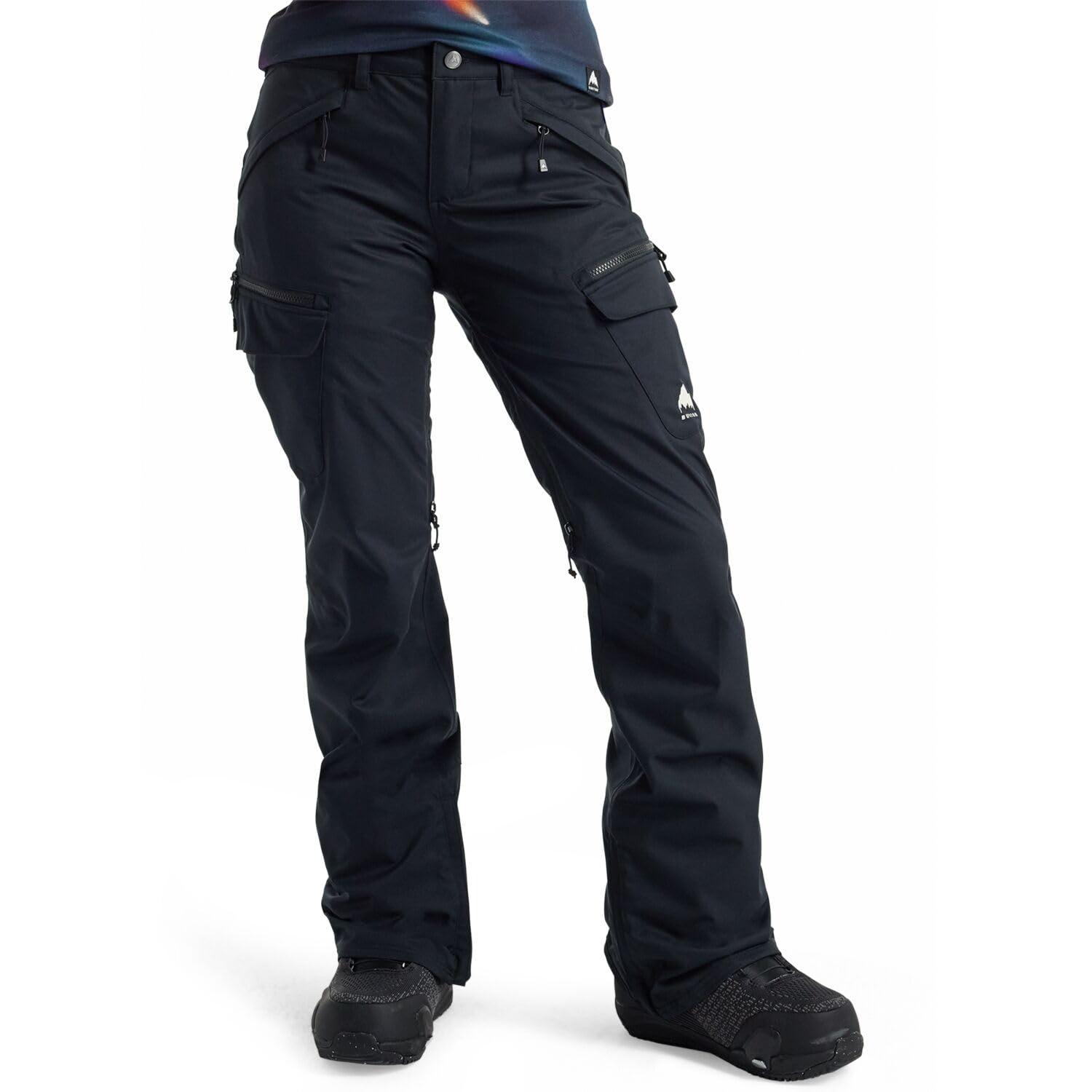 Burton - Pantaloni Da Sci/Snow Gloria Stretch True Black Donna - Donna - Nero