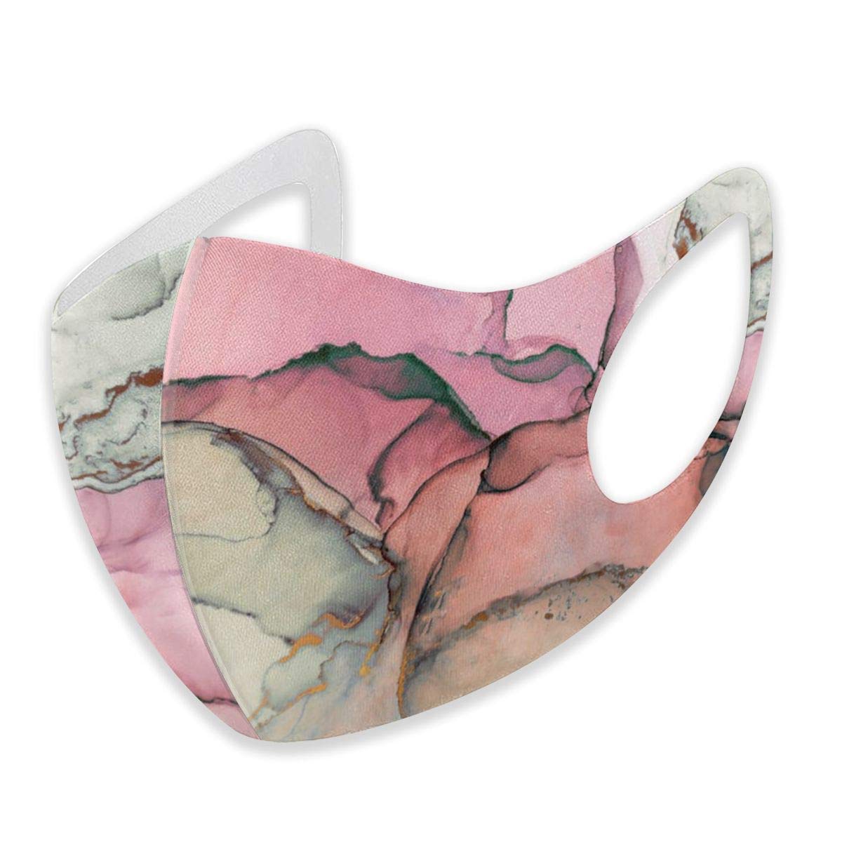 Reusable Mouth Cloths Anti-Dust Unisex Ink Marble Windproof Face Cloth Stylish Cover for Boyscool1454