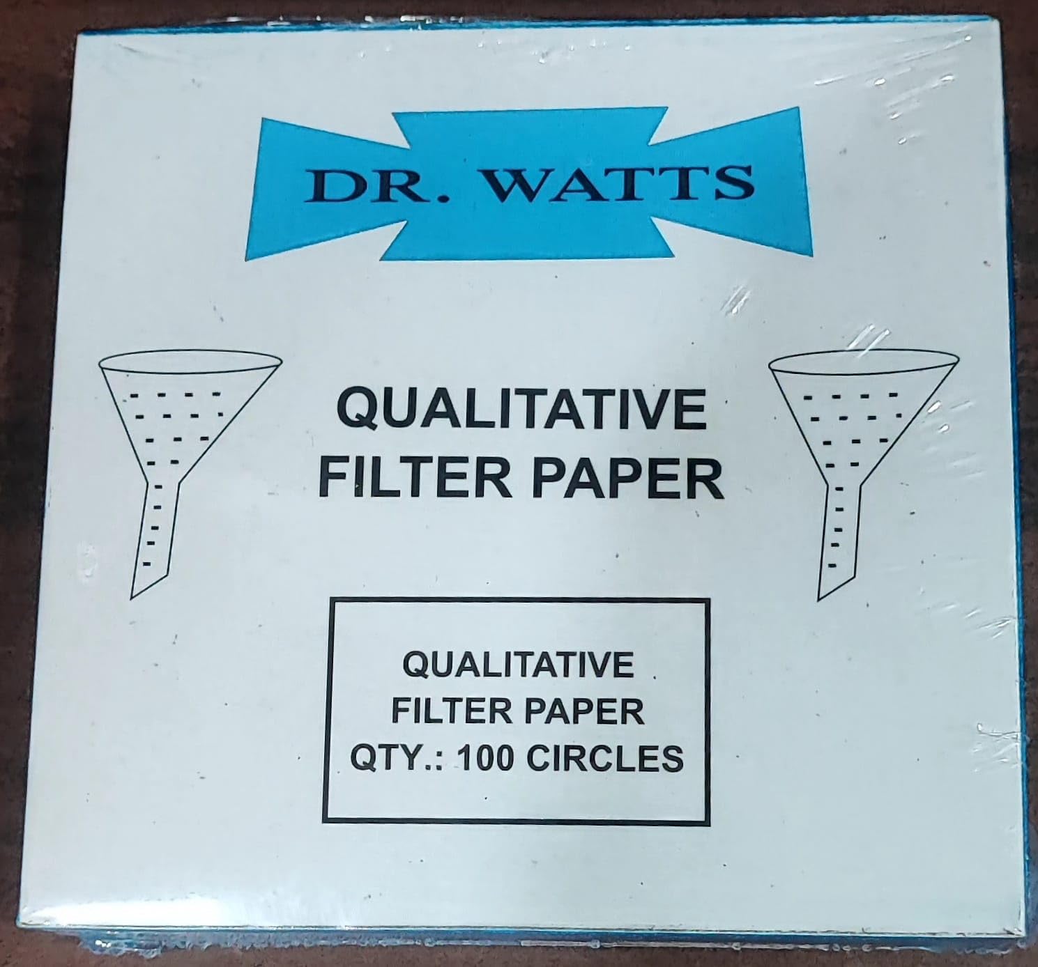 D&A Dr. Watts Qualitative Filter Paper, 12.5 cm, 100 Circles, Pack of 6-image-2