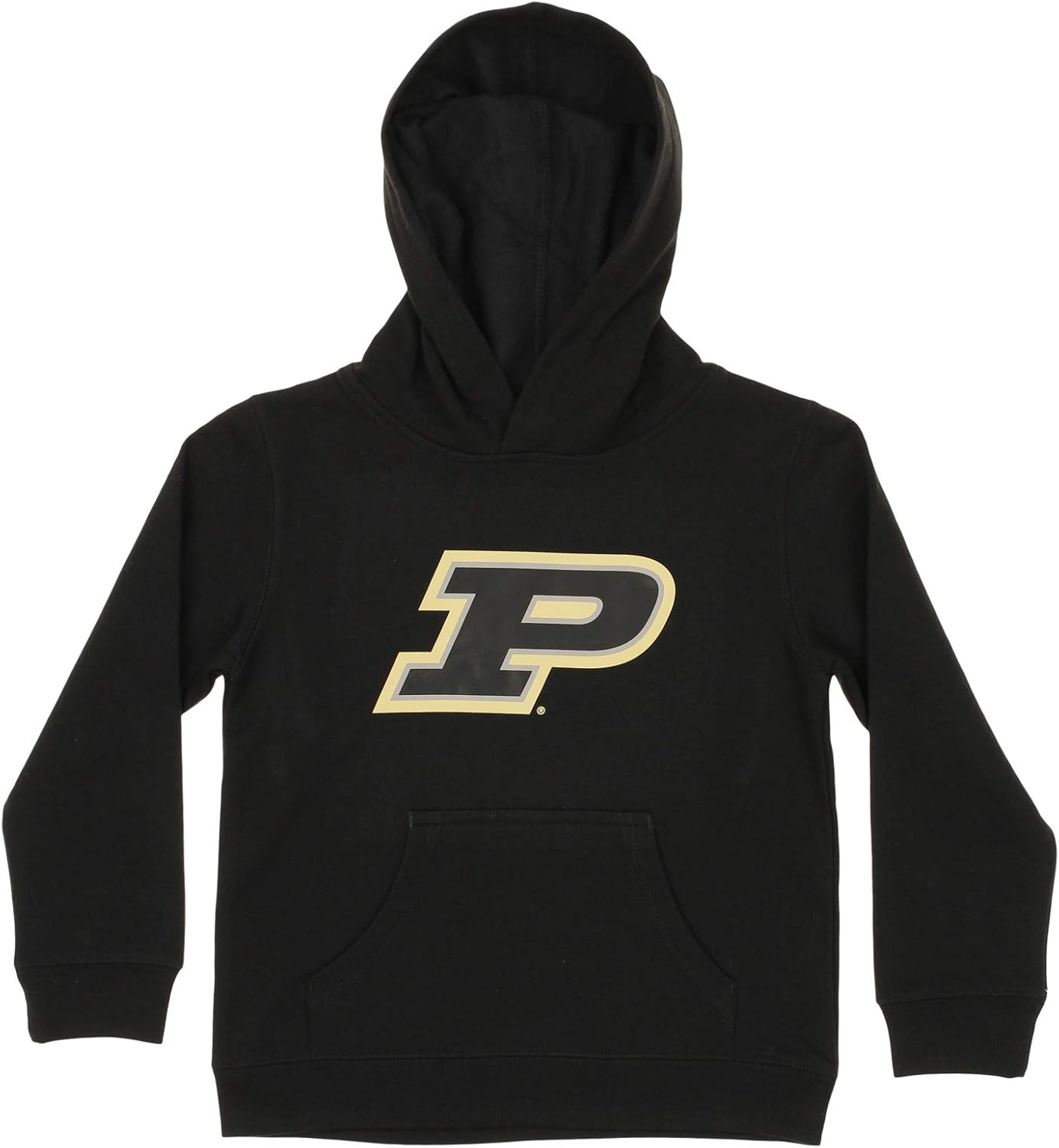 Outerstuff NCAA Little Boys 4-7 Purdue Boilermakers Sueded Team Logo Hoodie, Medium (5-6)