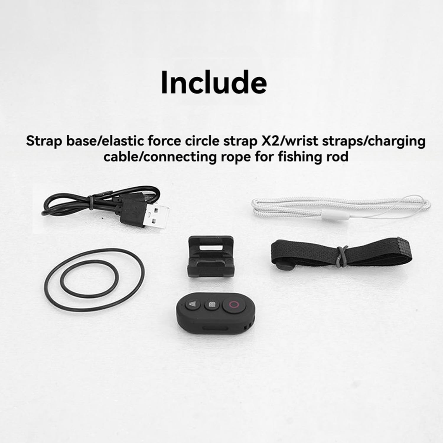 Télécommande Bluetooth pour appareil photo DJI Osmo Action 5 Pro/Action 4/Osmo 360, portée de 30 m, prise de vue et zoom pour téléphones iOS et Android