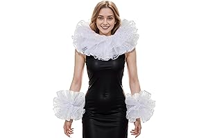 Renaissance Victorian Clown Neck Ruffle