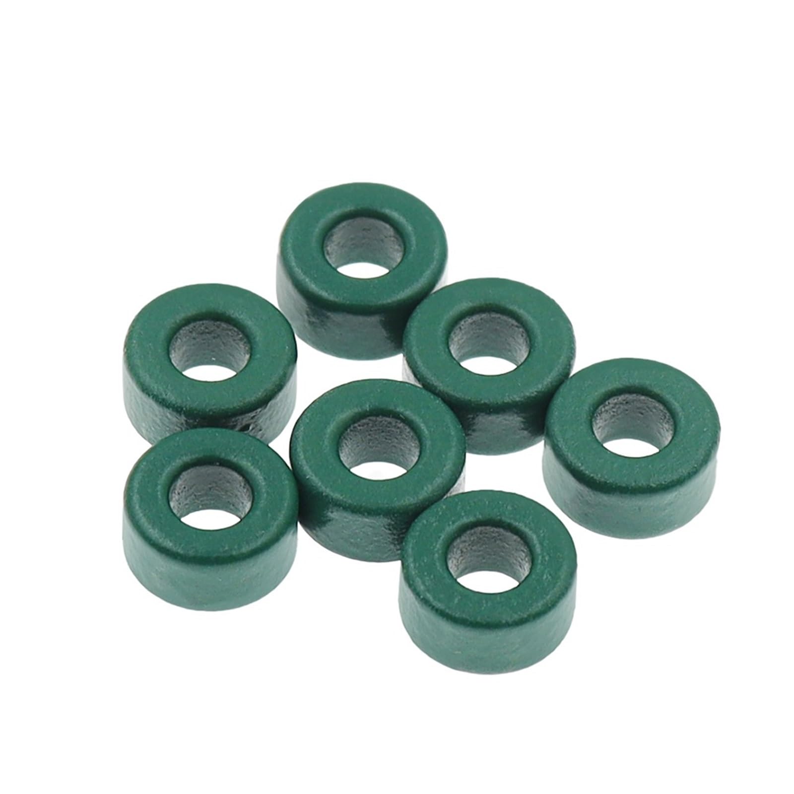 10Pcs Green Magnetic Ring Ferrite Magnetic Ring 8 * 4 * 4 Core Filter Inductance Transformer Magnetic Ring