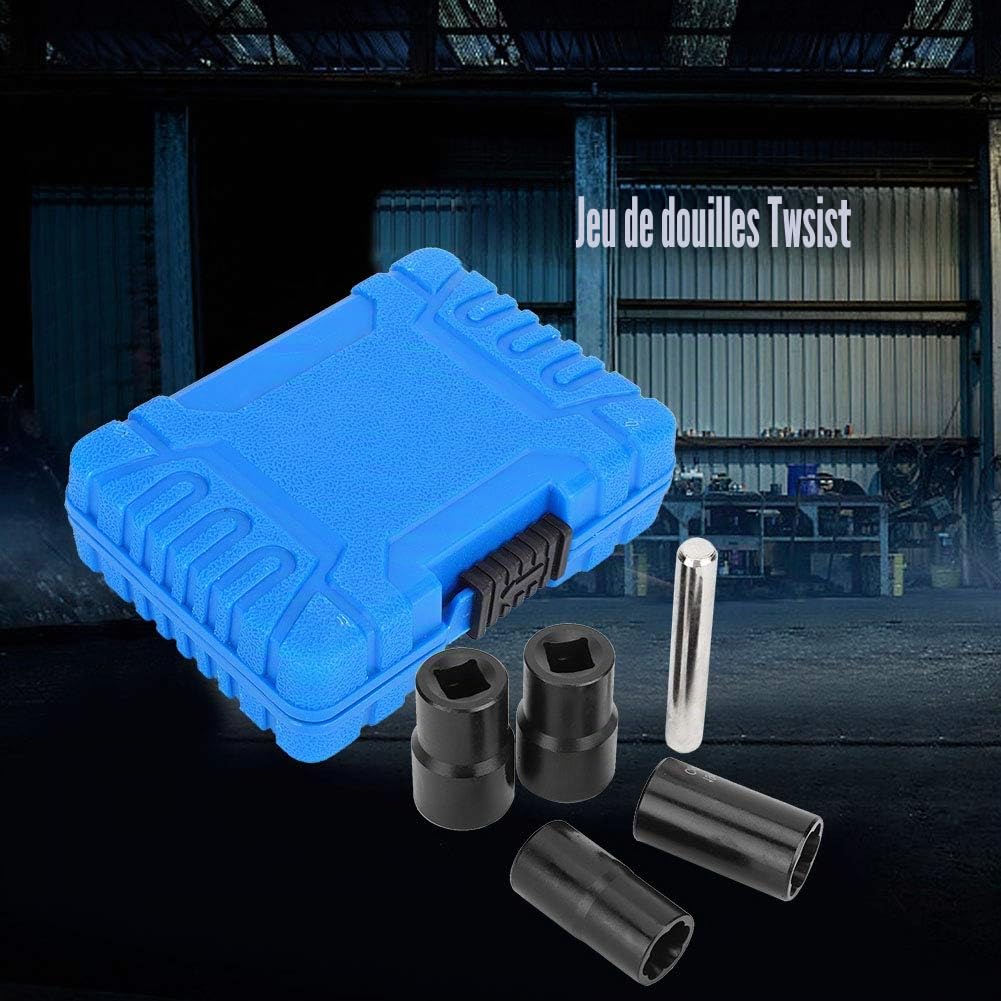 EBTOOLS Lot de 5 clés à douille pivotantes de 21 mm pour extracteur d'écrous de sécurité