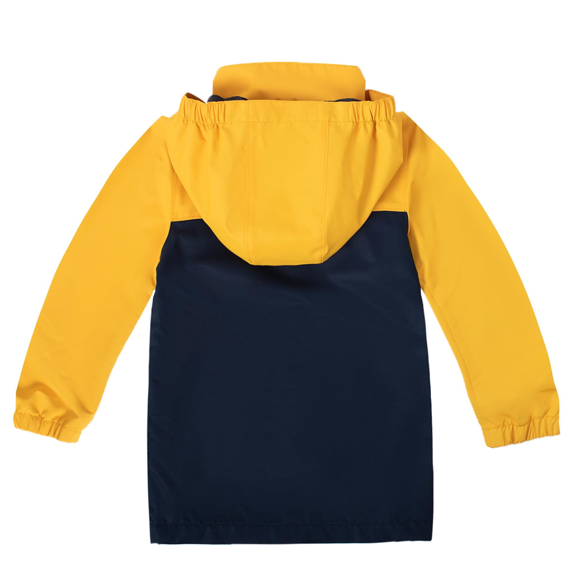 SMONTY Veste Imperméable pour Enfant Résistant au Vent Softshell à Capuche Veste Extérieure Respirante pour La Randonnée, Le Vélo et La Course à Pied