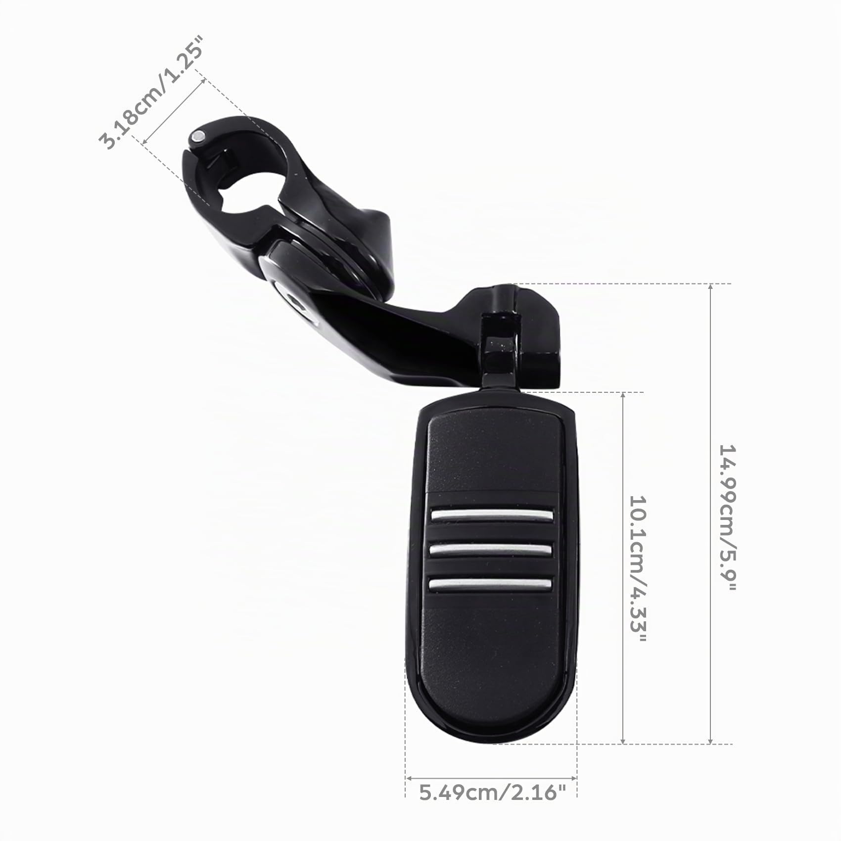 TCMT Highway Pegs Autobahn Fußstützen 32mm Motorschutzbügel Motorrad Highway Fußrasten Passend für Harley Touring Road Electra Street Glide Road King Dyna Sportster