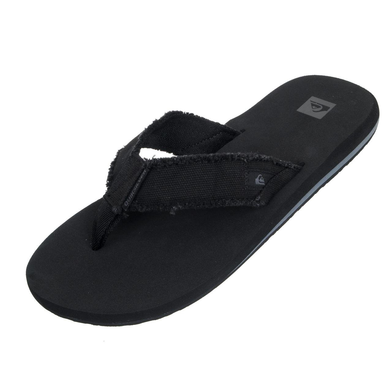 Quiksilver Monkey Abyss, Sandalia Hombre, Negro (Black Black Brown Xkkc), 46 EU
