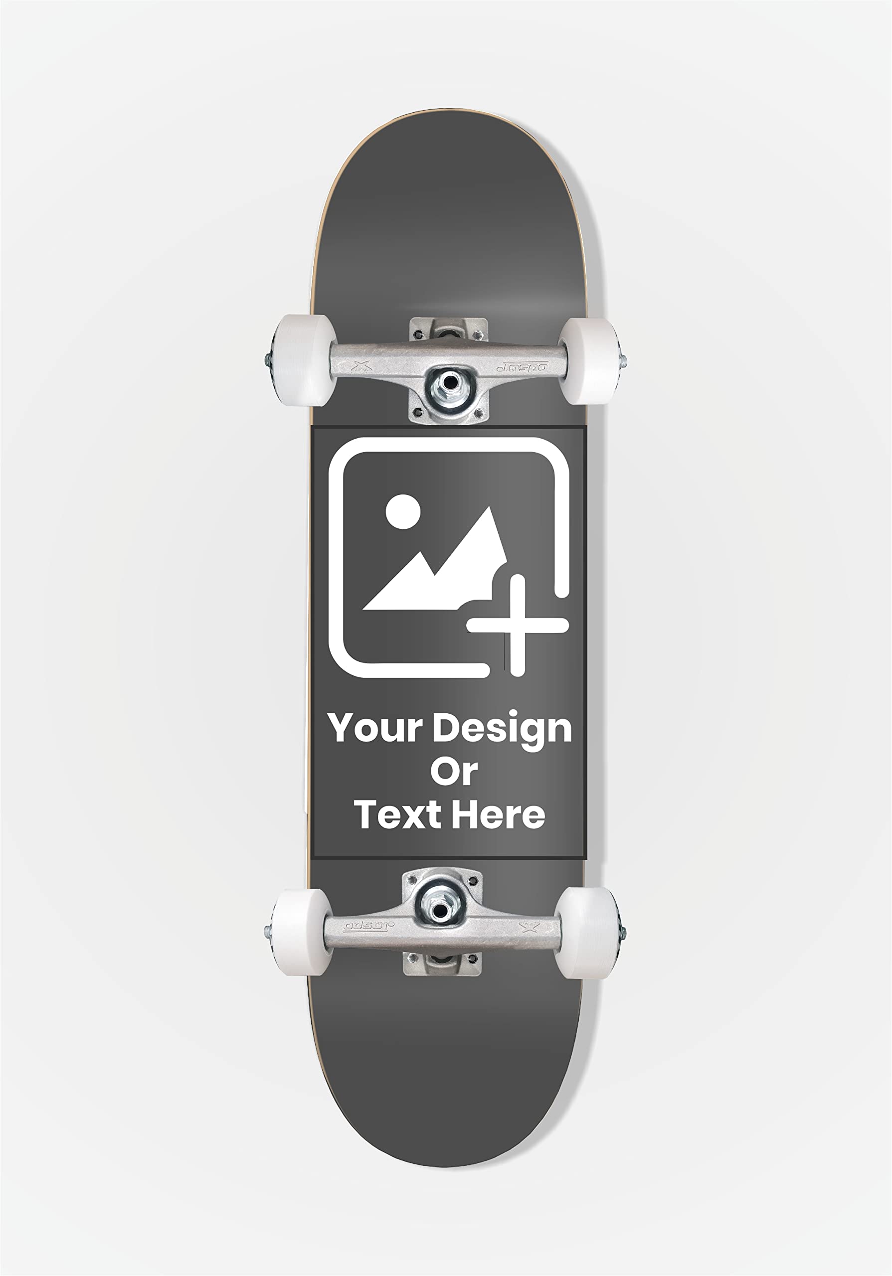 Jaspo 31 x 8 inches Maple Skateboard Fully Assembled Skateboard with Customized Design/Artwork and Your Favorite Deck 7 Ply Canadian Maple Double Kick Concave Skateboard (31" x 8", Grey) (B0B5V2R85N) Amazon Price History, Amazon Price Tracker