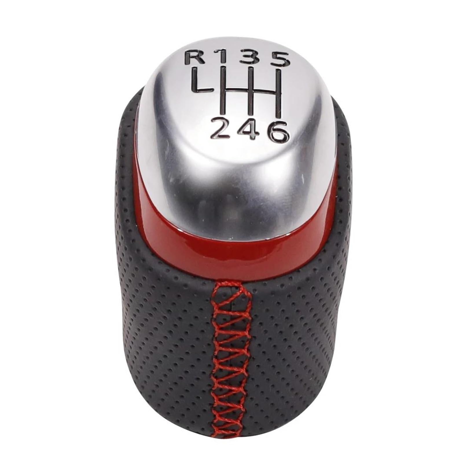 Uifcog D Gear Shifter Knob For Renault For Megane Mk4 Bfb 2016-On Manual 5 6 Spee Gear Shift Knob Lever Interior Ecorate(,For 6 Speed)