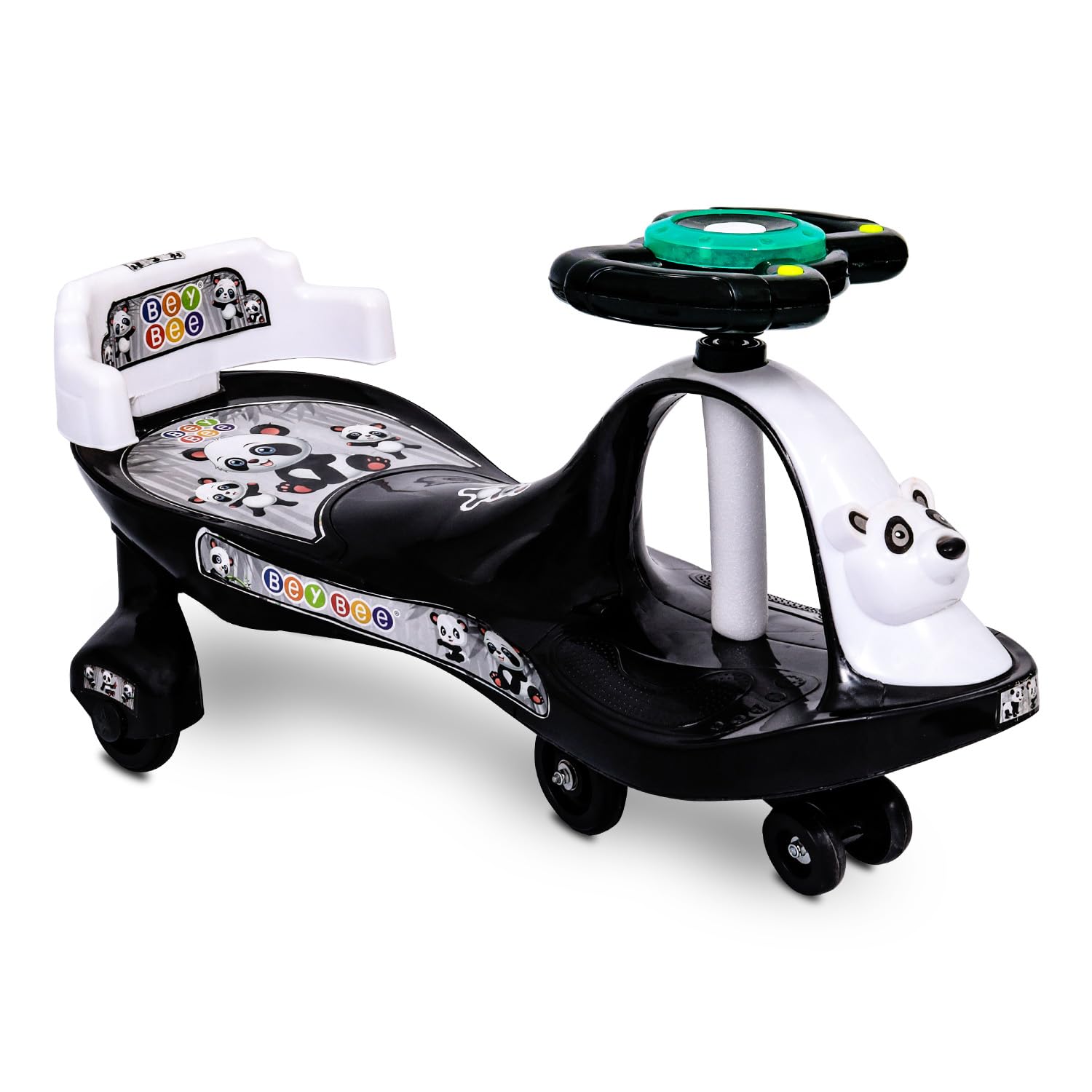 BeyBee Panda Ride on for Kids, Baby Car, Ride on Toy for Kids 3 Years+,Panda Magic Push Car for Baby with Backrest Ridor for Girls, Boys (Capacity 70kg) (Black) (B0CKHYYKWL) Amazon Price History, Amazon Price Tracker
