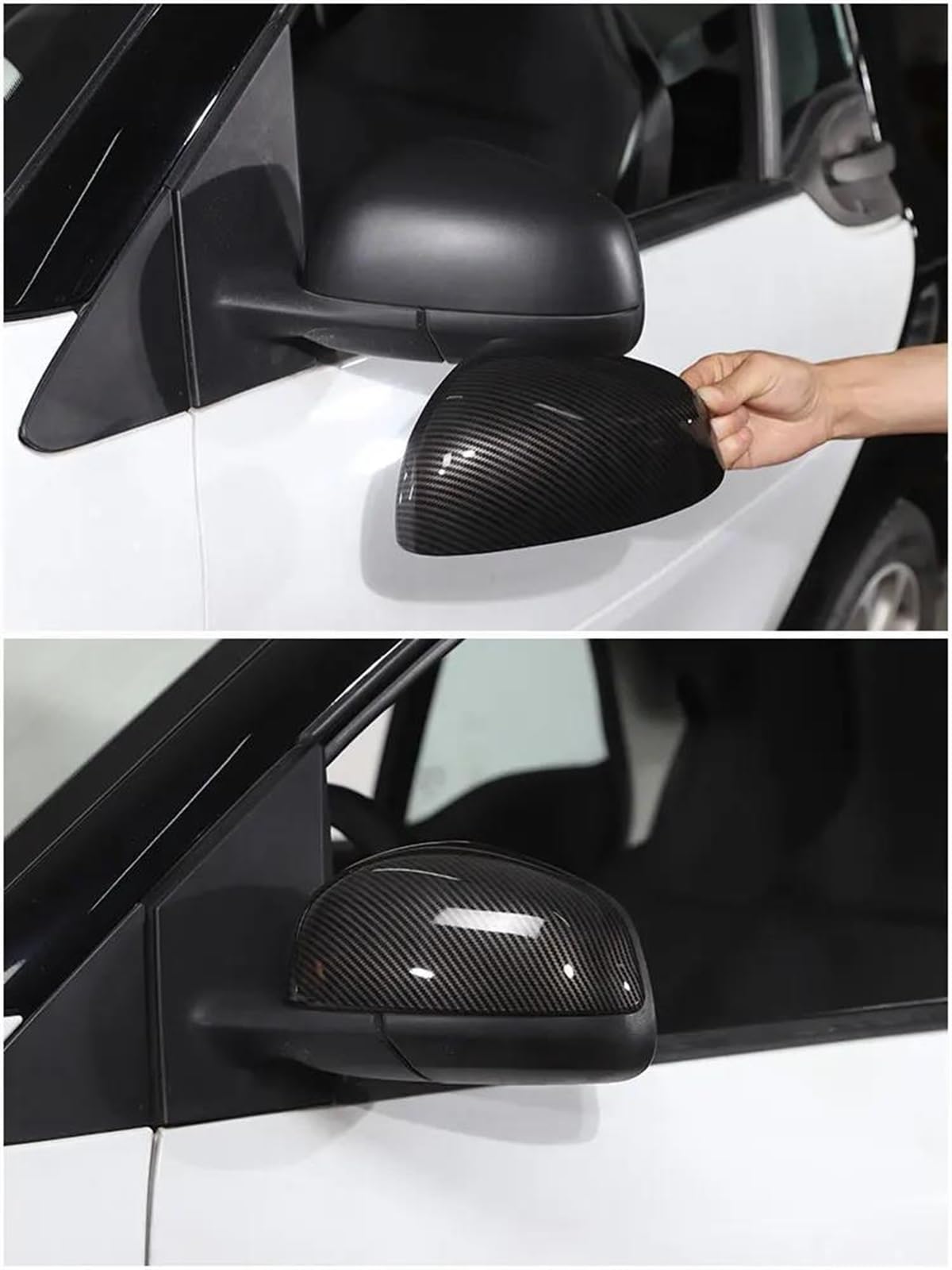 Specchietto Per Trucco Da Auto | Per Smart Fortwo E Forfour | Specchietto Portatile Con Parasole - Foto 4