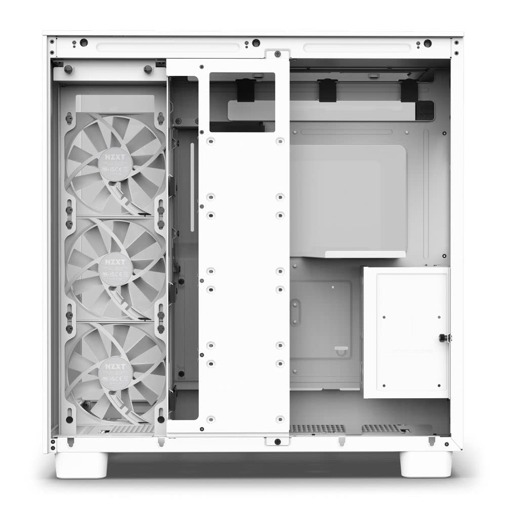 Amazon.co.jp: NZXT H9 Flow 2層構造 ミドルタワー PCケース 2面 強化