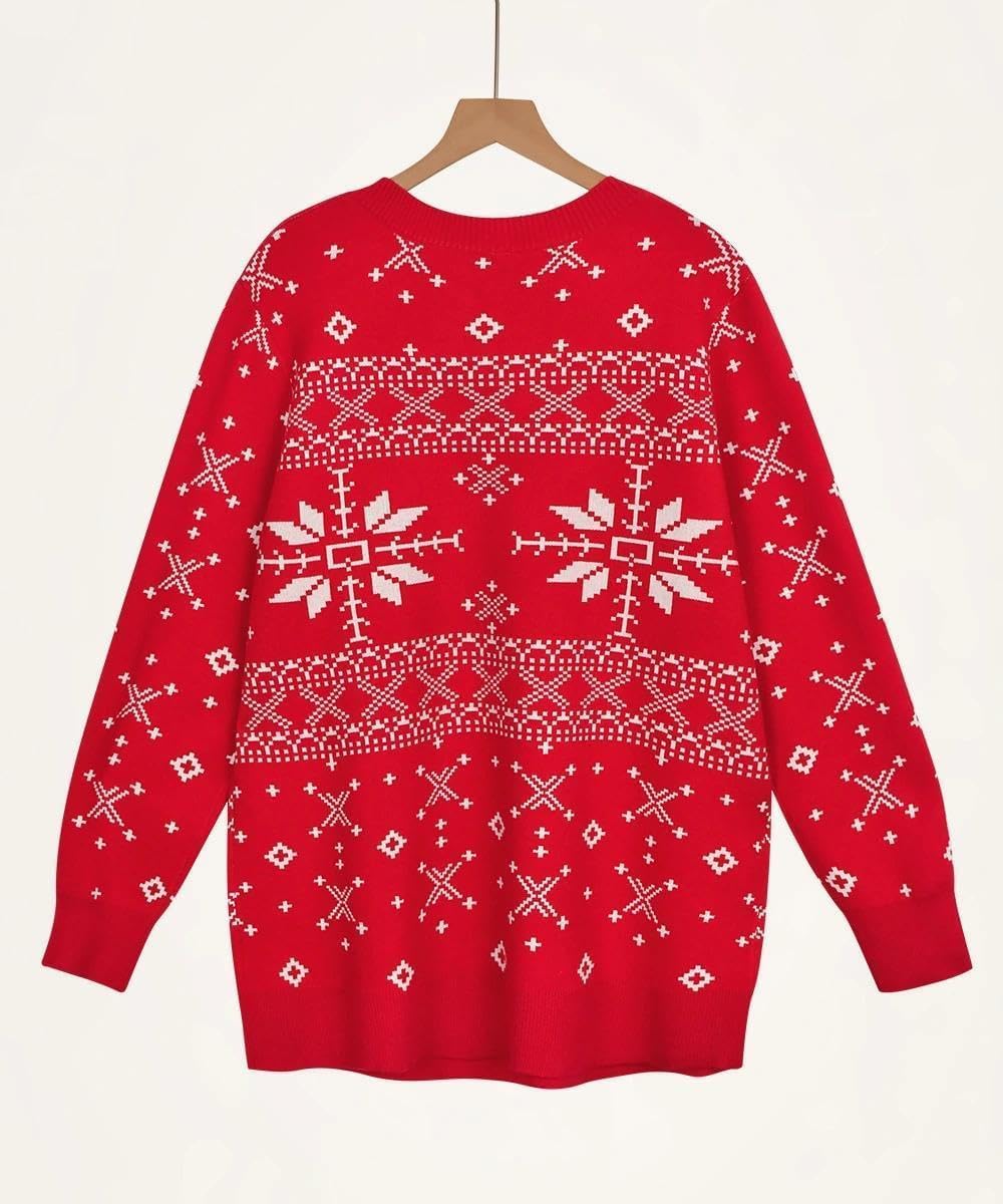 TIYOMI Plus Size Sweater Tops for Women Pearls Lantern Sleeve Sweater XL-5XL - Image 7