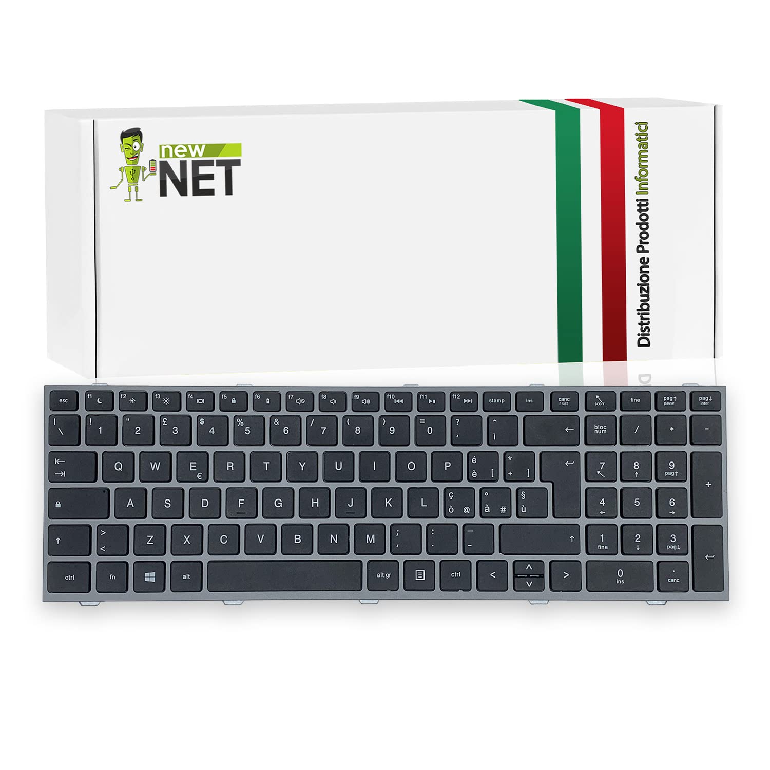 new net Keyboards - Tastiera Compatibile con Notebook HP Probook 4540s 4545s 4545 4540[ Layout ITA - con Frame ]