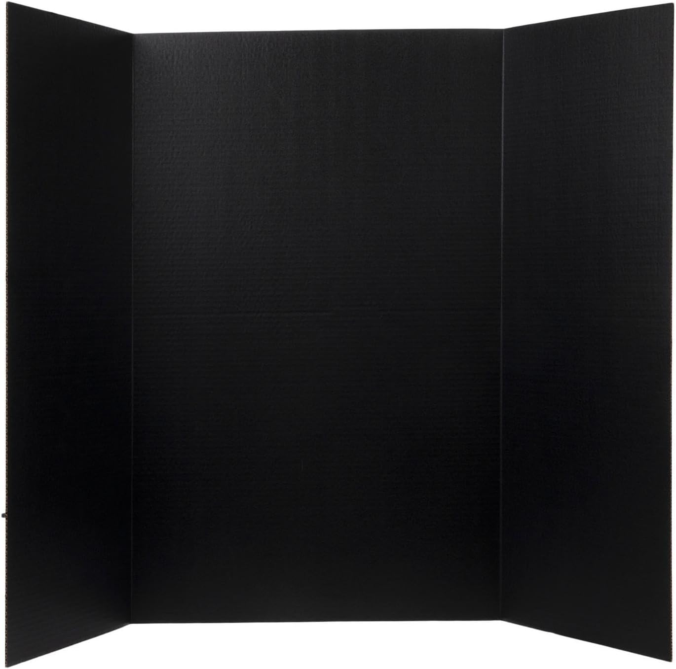 Hobby Lobby Black Tri-Fold Project Display Boards 36x48 Inch Set of 3 - Sturdy Science Fair Exhibition Boards