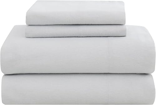 Miniatura 2 de Truly Soft Everyday - Juego de sábanas y fundas de almohada Queen de 4 piezas - Colección de franela sólida, 100% algodón - Gris