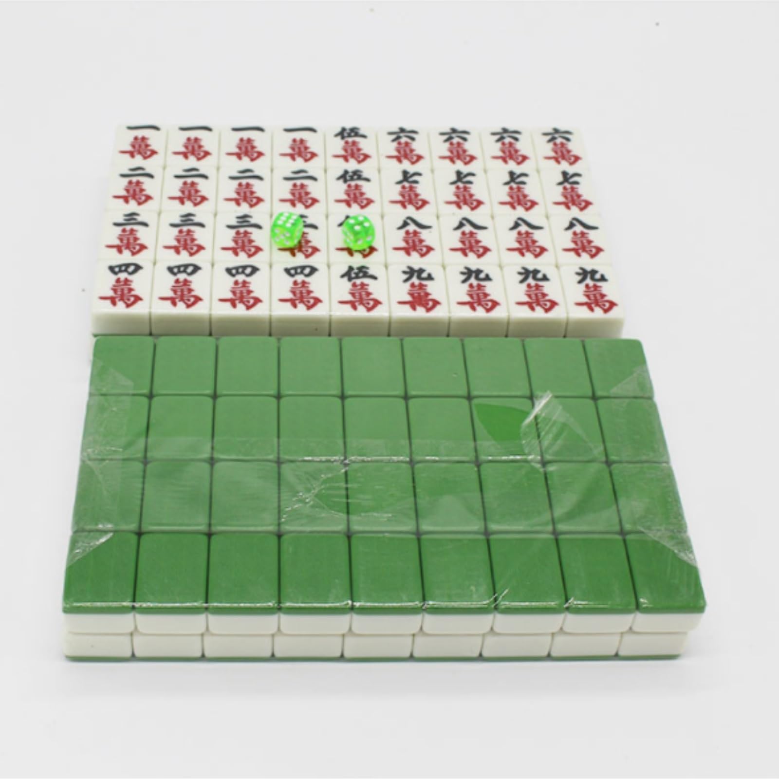 Chinesisches Mahjong MahJongg 144 Spielsteine, Chinesisches Mahjong-Set, Familien-Tischbrettspiel Mit Aufbewahrungstasche Für Familie Reise Spiel(40mm)
