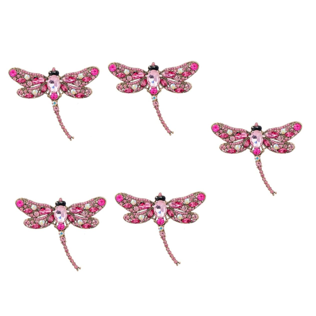 BESTYASH Spilla Libellula Spilla Estetica Da Cappello Decorazione Di Vestiti Spille Libellula Perno Per Zaino Per Decorazioni Per Da Donna Spille Da Donna Lega Rosa
