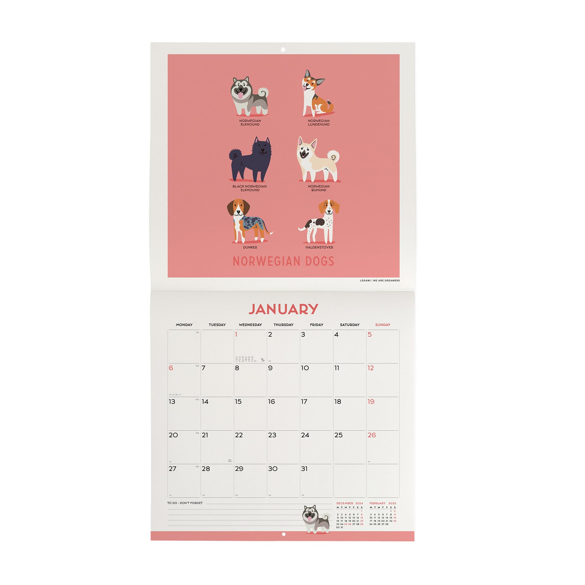 Calendario Da Parete 2025 Legami - Thema Birra, 30x29 Cm